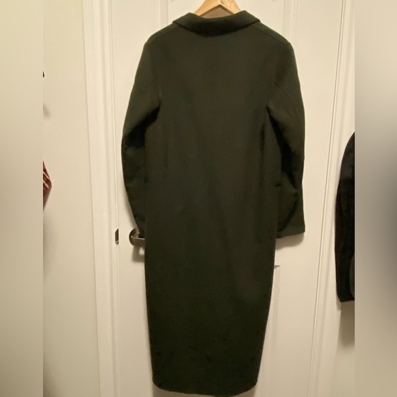 COPY - Sandro Women's Green Ekin Wool/Cotton Blend Coat Size 36 - Picture 5 of 10